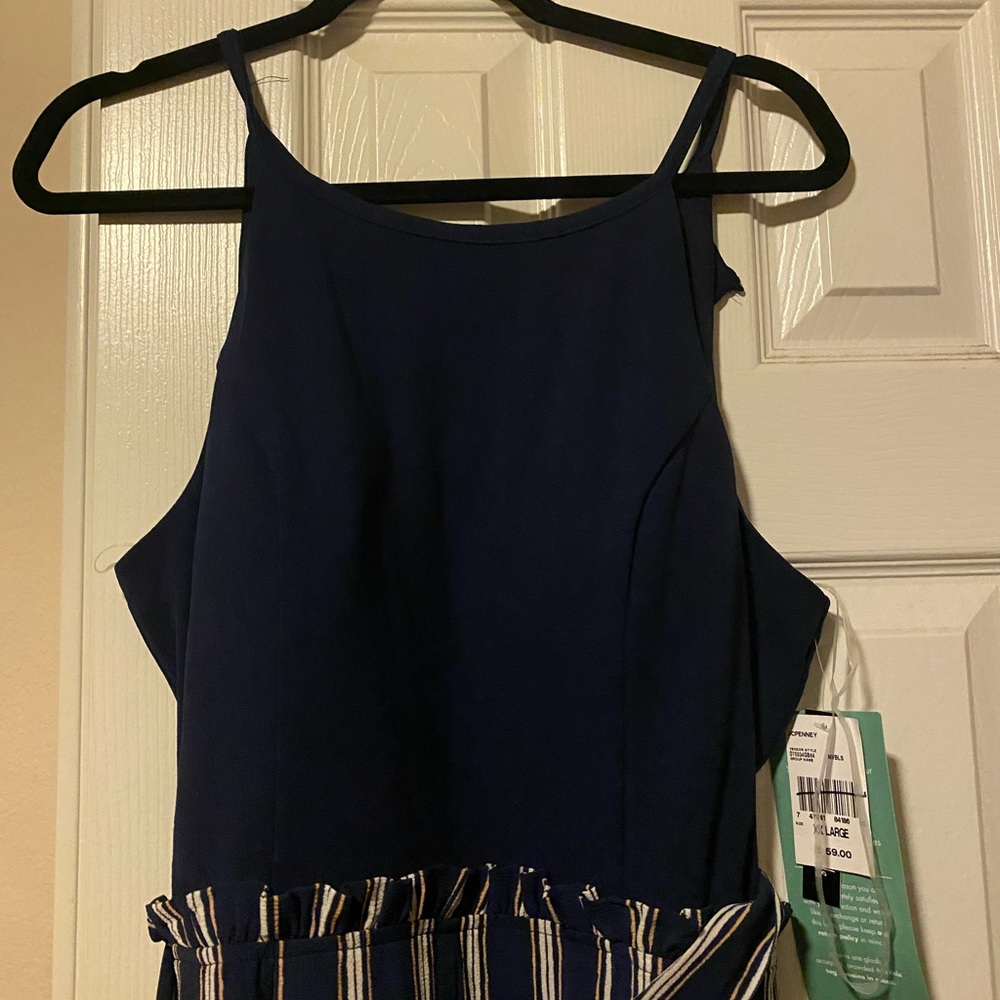 Navy jumpsuit